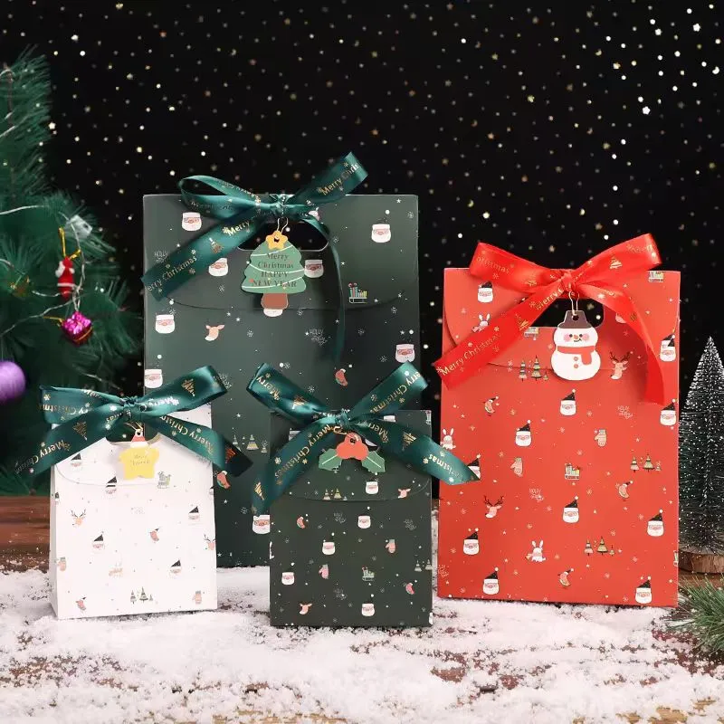 Christmas Gift Bag With Ribbon