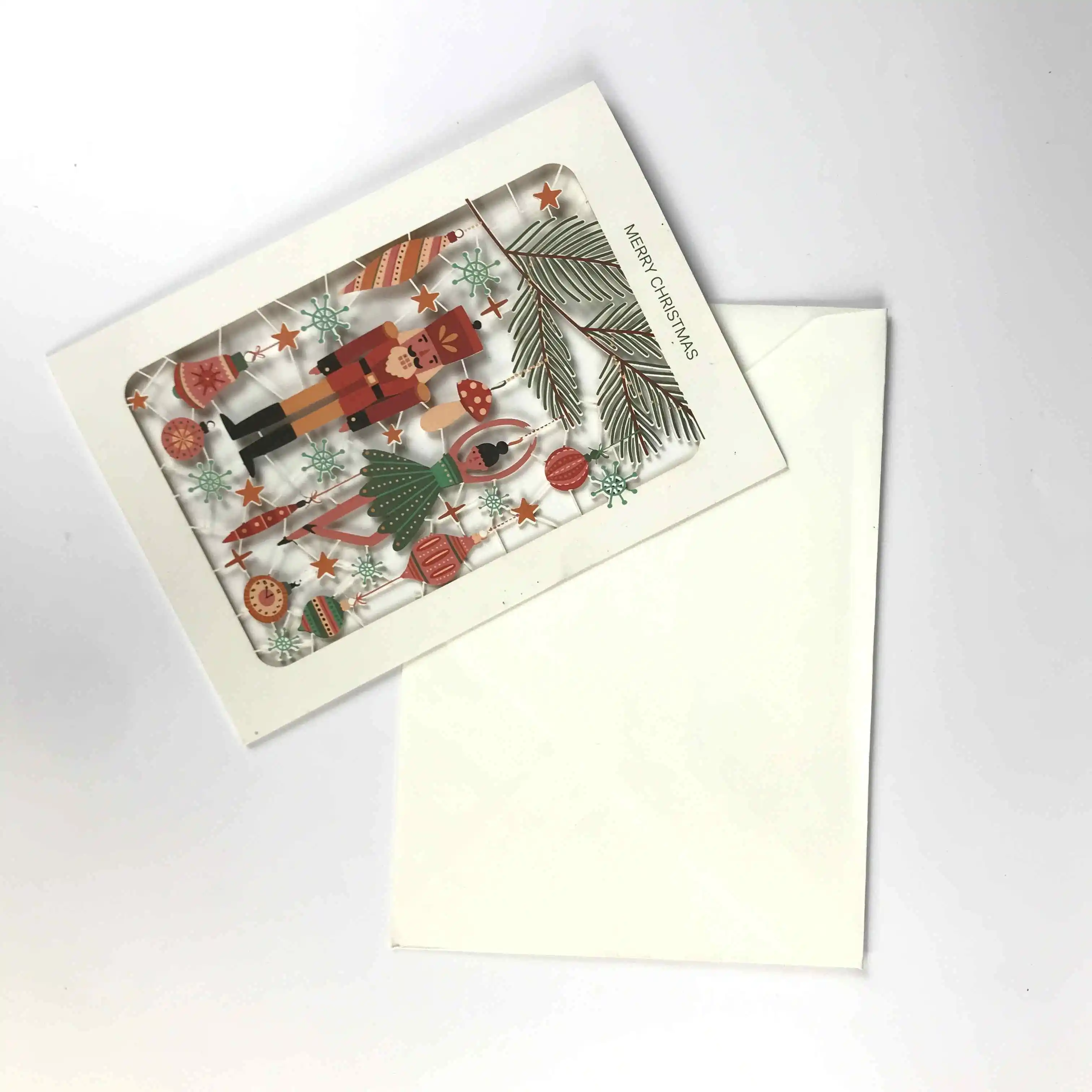 Christmas Greeting Card With Envelope