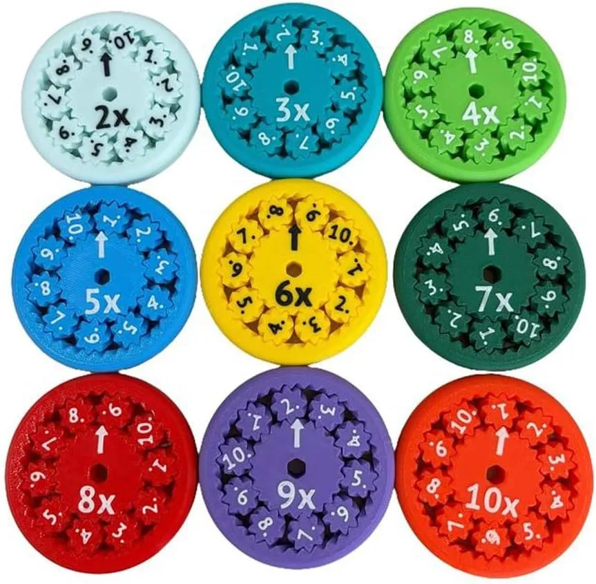 Math Fact match game Fidget Spinners