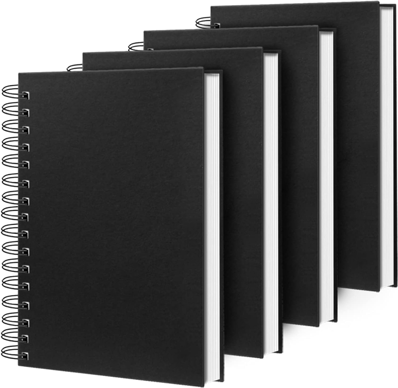 Ruled Hardcover 160 Pages Spiral Notebook