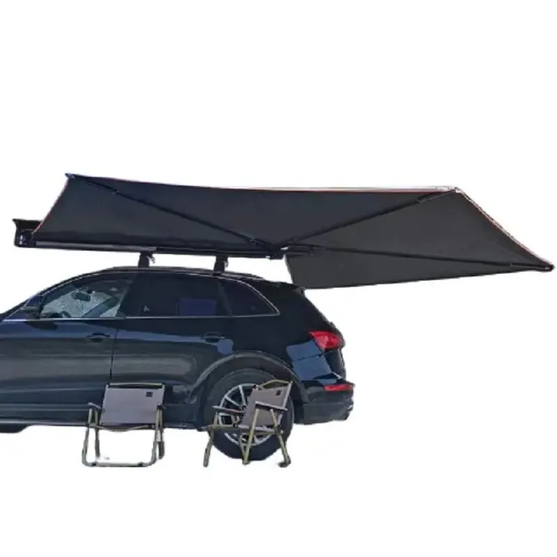 Tenda laterale con copertura in alluminio leggero