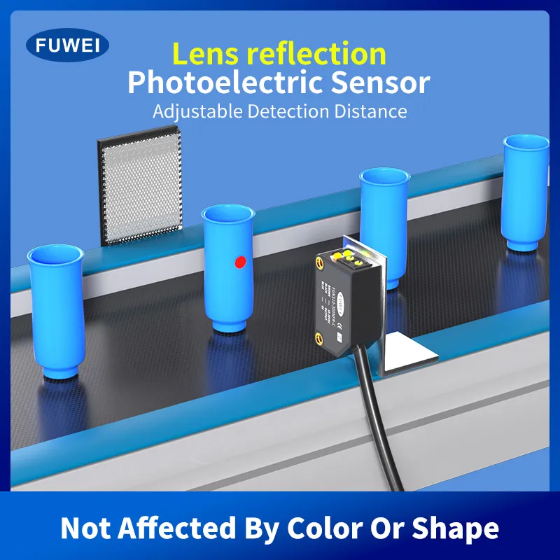 Discover the outstanding performance and wide range of applications of the FGNS10 series of mirror reflection photoelectric sensors.