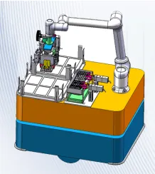 Case | Composite Mobile Robot for Flexible Loading and Unloading of Aluminum Plates