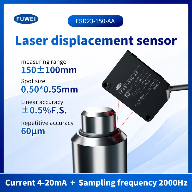 Analog ström 4-20mA Laser Displacement Sensor