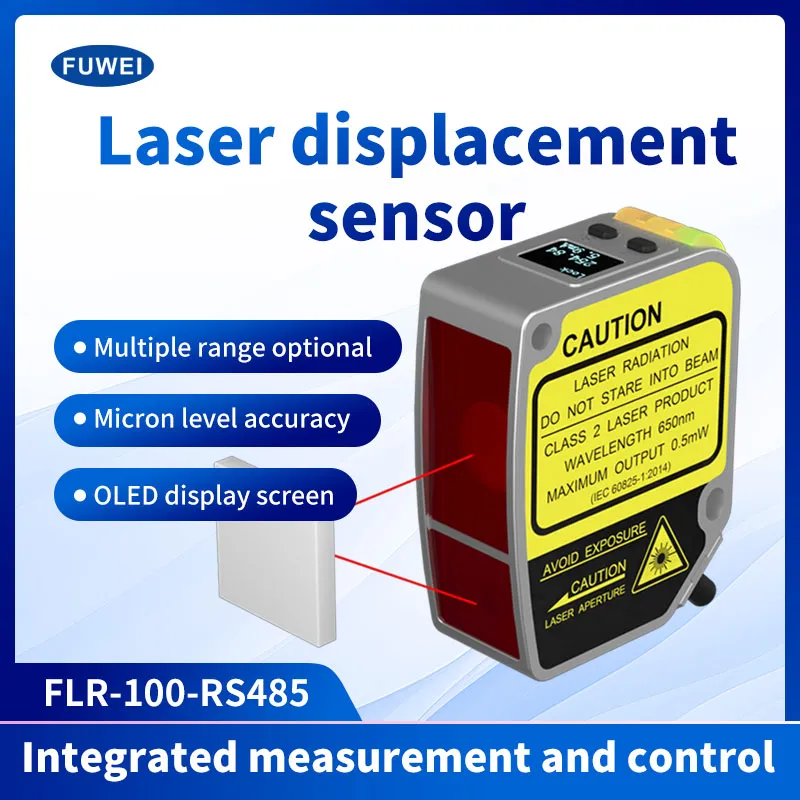 Laserowy czujnik przemieszczenia ModBus RTU