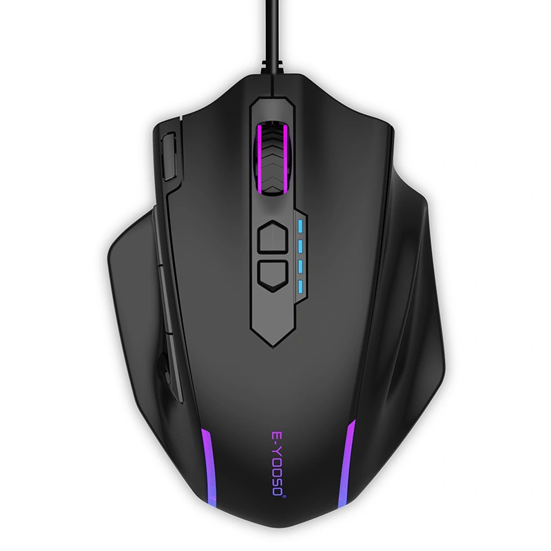 Large wire gaming Mouse 5 Level 12400 DPI