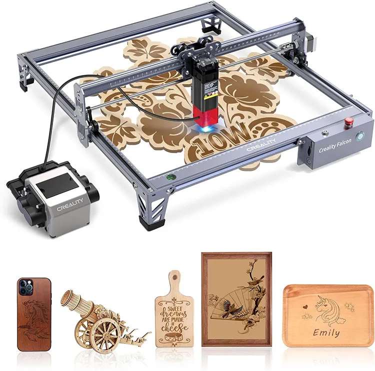 Fa'amauina leisa Falcon Pro 10W Laser Cutter