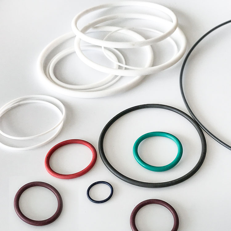 White Round Ring PTFE Rings for Sealing