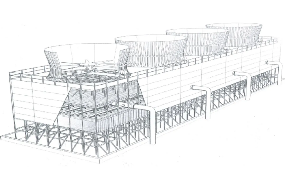 Progetto della torre di raffreddamento del carbone Ning