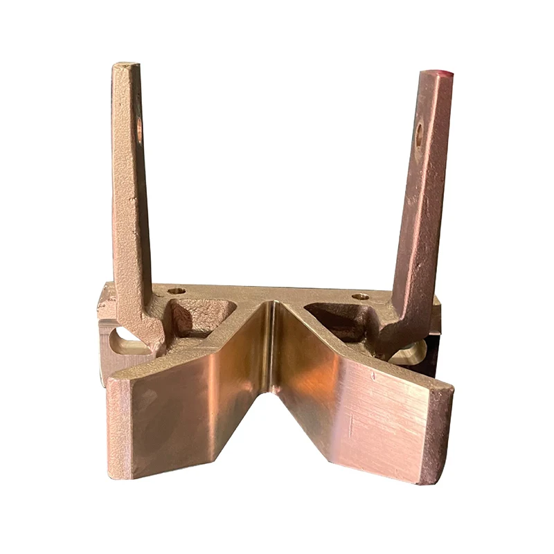 Conductive Elongated Copper V Seat Sand Casting Copper Parts