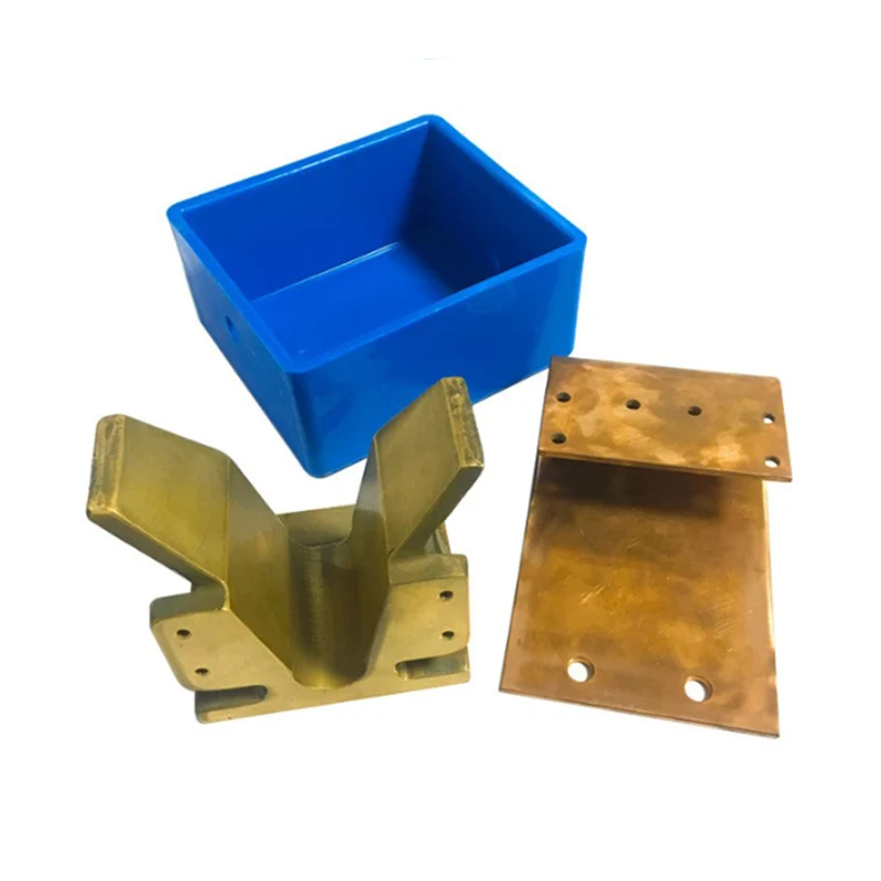 Electroplated Conductive Copper V-Base Sand Casting Copper Parts