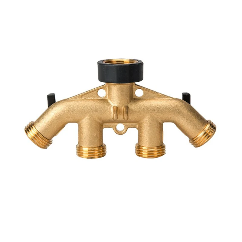 Faucet 4-Way Flow Connector Forged Copper Parts