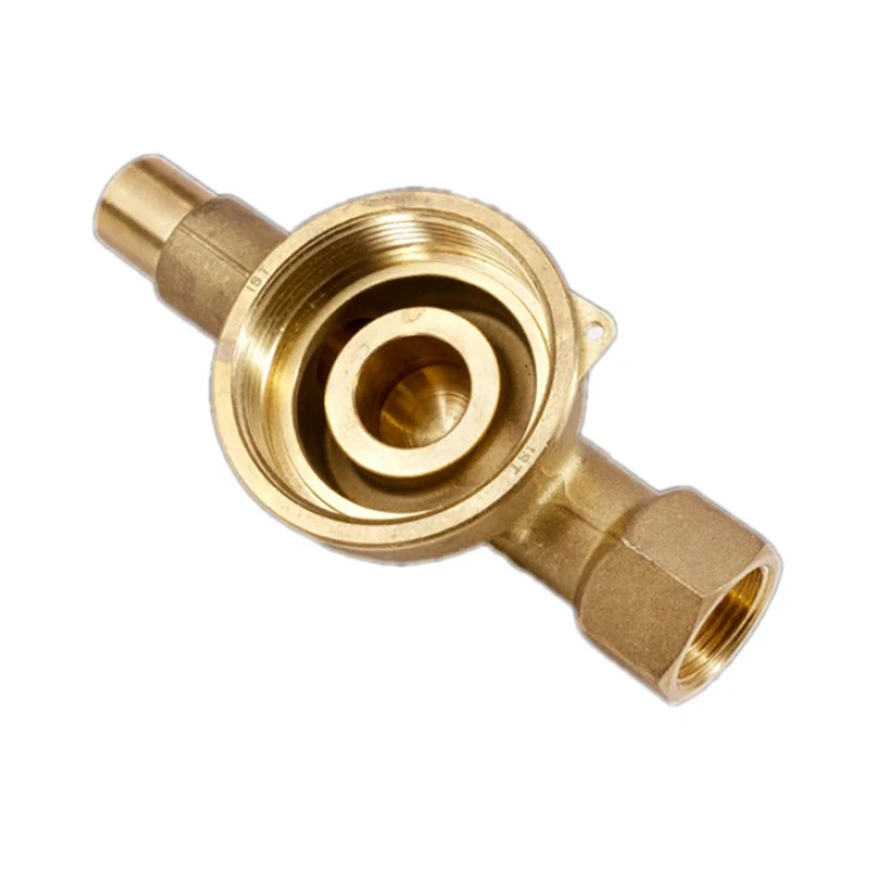 Knurled Motor Gear Fastening Lock Forged Brass Parts