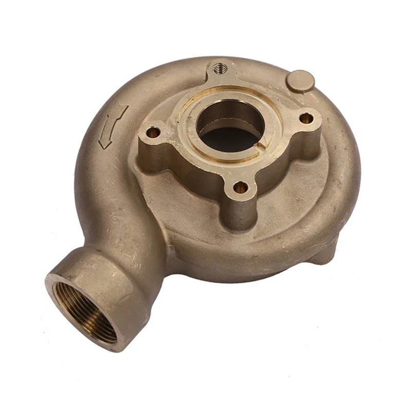 Water Pump Motor Worm Shell Gravity Casting Copper Parts