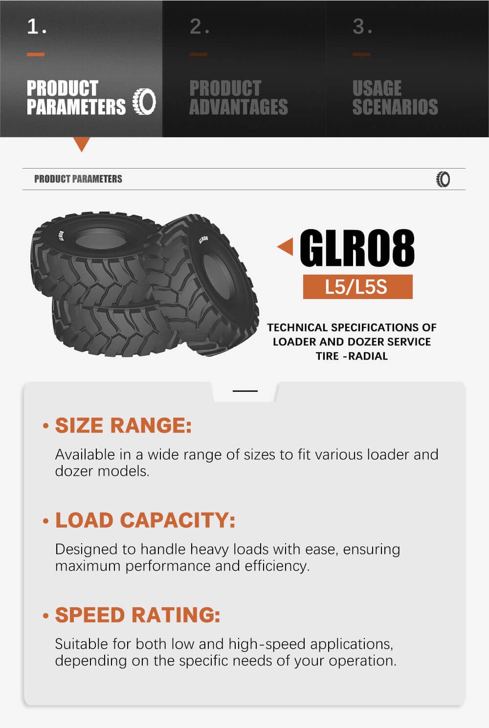 Loader L5/L5S Tire - Radial