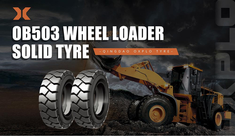 OB503 Wheel loader solid Tyre
