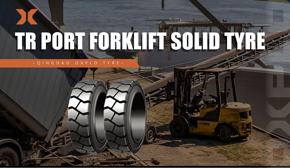 TR Port Forklift Solid Tyre