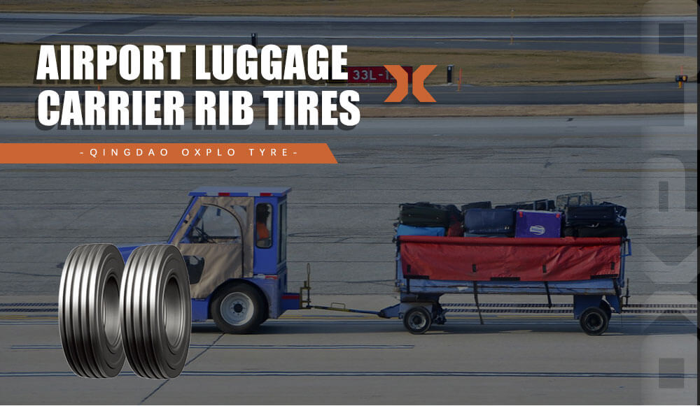 Airport Luggage Carrier RIB Tires