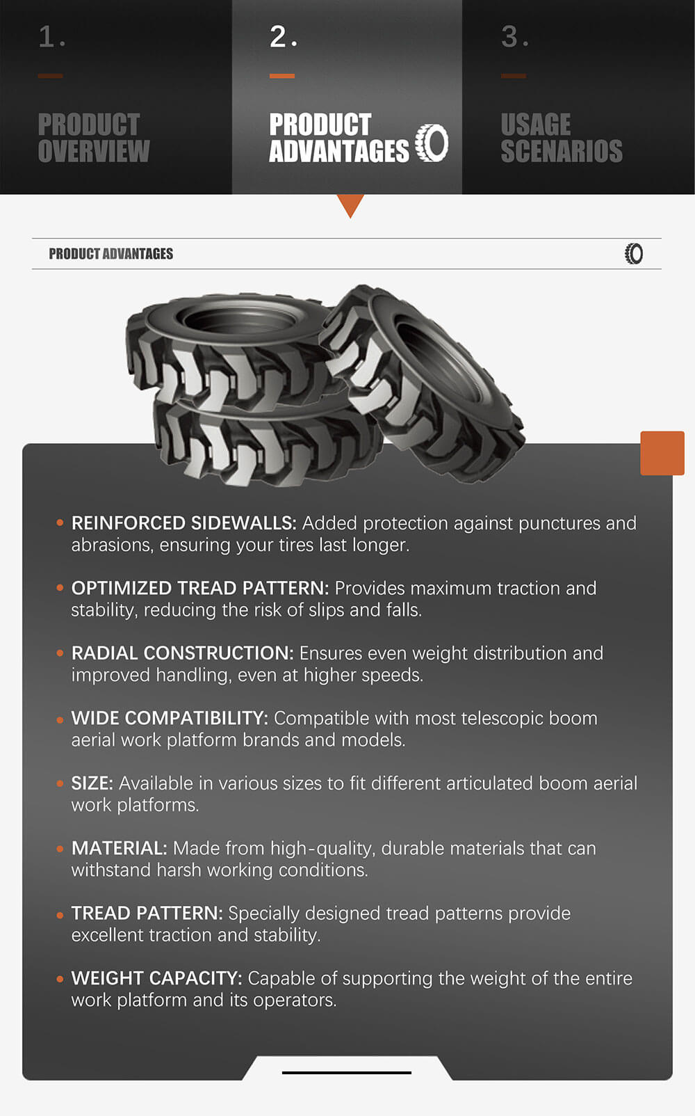 STS Aerial Worker Tyres