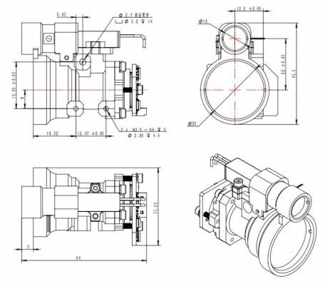 5km Laser Rangefinder Module