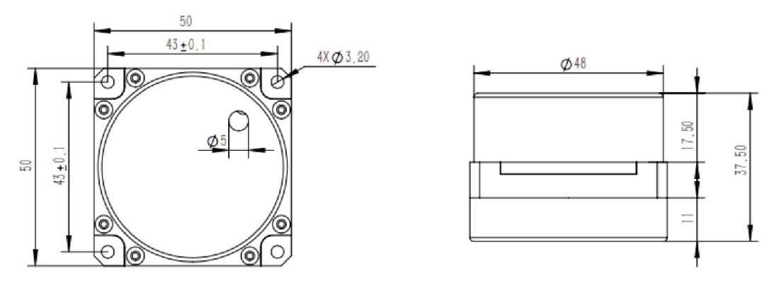 F50b Single Axis Fiber Optic Gyro Fog