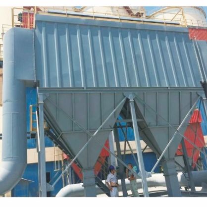 How does a cement dust collector work?