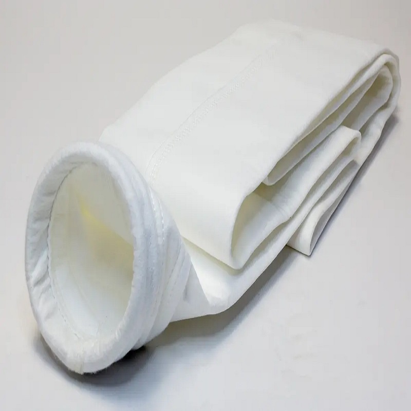 Sacchetto filtro per collettore di polveri in poliestere