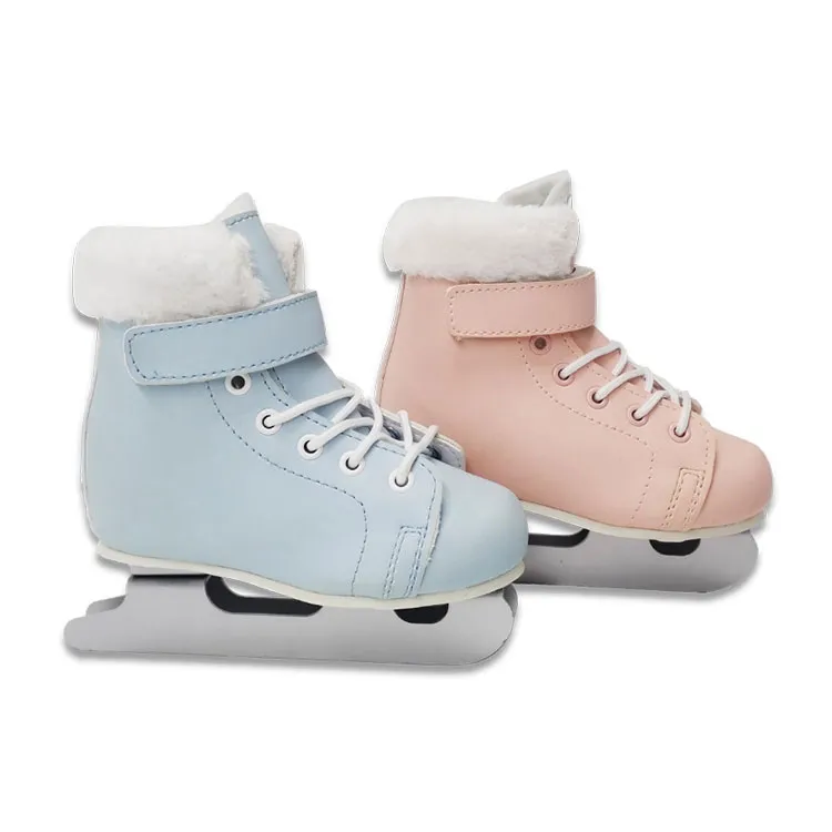 Patins de gelo de lâmina dupla infantil