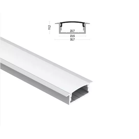 LED Rectangular Aluminium Profile for Strip Light
