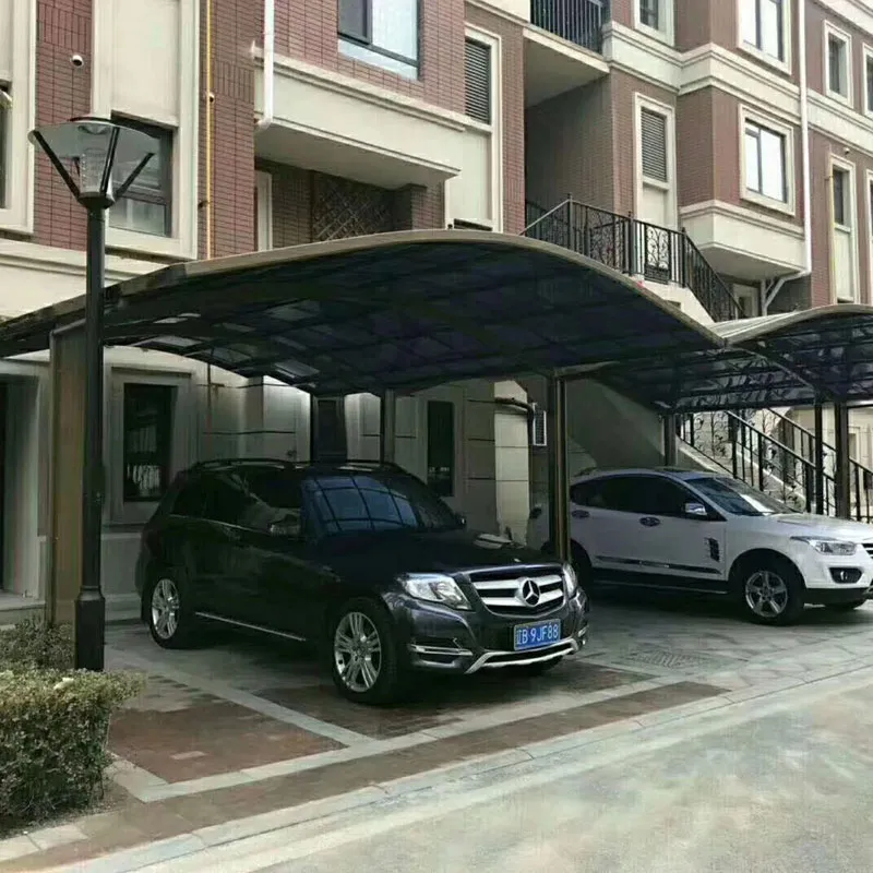 Louvered Carport with Adjustable Aluminum Rainproof Roof