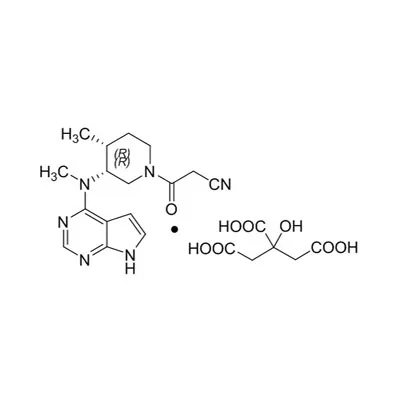 (3R,4R)-4-Methyl-3-(methyl-7H-pyrrolo[2,3-d]pyrimidin-4-ylamino)-b-oxo-1-piperidinepropanenitrile: 2-Hydroxy-1,2,3-propanetricarboxylate