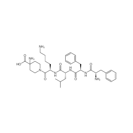 1-(D-phenylalanyl-D-phenylalanyl-D-leucyl-D-lysyl) -4-aminopiperidine-4-acidi carboxylici
