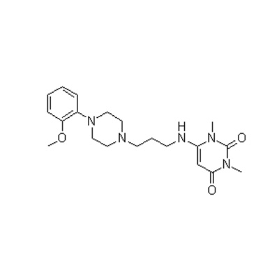 Clorhidrato de 6-[[3-[4-(2-metoxifenil)-1-piperazinil]propil]amino]-1,3-dimetil-2,4(1H,3H)-pirimidindiona