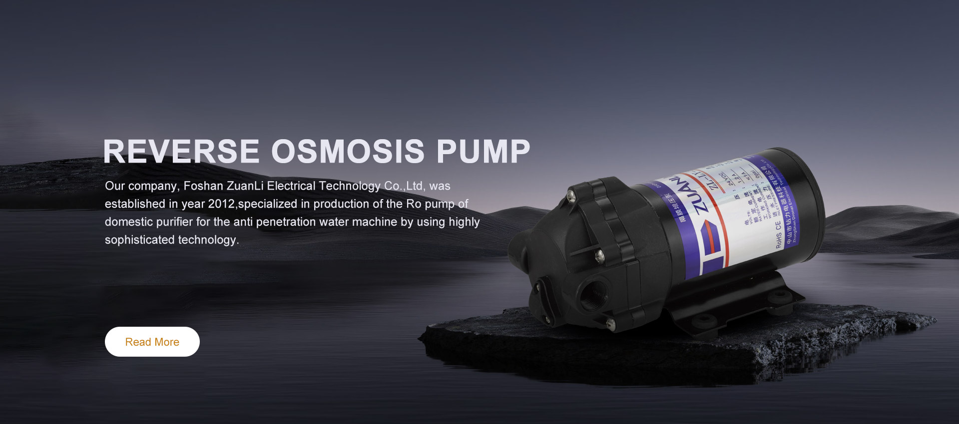 Kinas tillverkare av pump för omvänd osmos