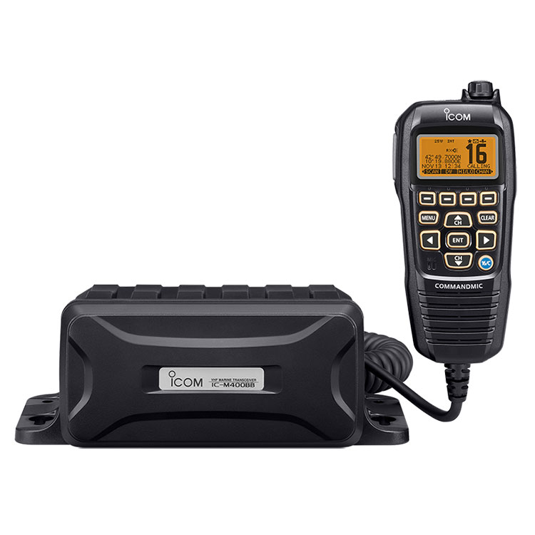 ICOM IC-M400BB VHF समुद्री ट्रान्सीभर (संयुक्त राज्य अमेरिका संस्करण)