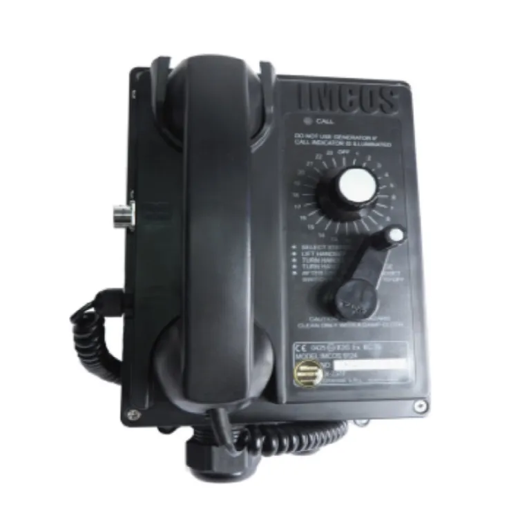 IMCOS-9124 Telefon autoalimentat multidirecțional cu siguranță intrinsecă