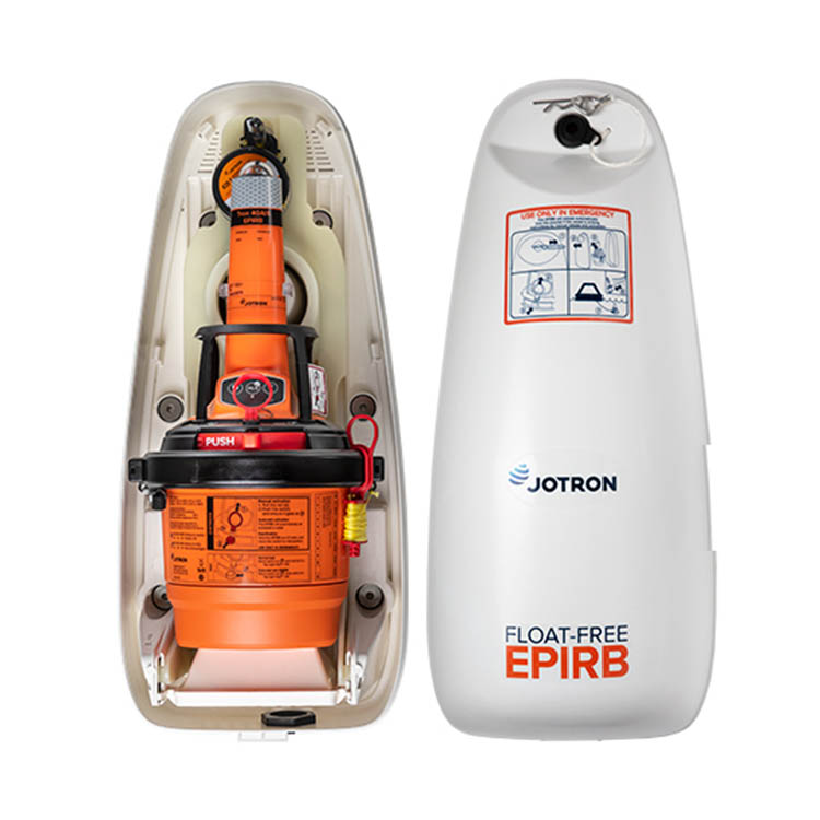 Jotron Tron 40AIS EPIRB फ्लोट-फ्री कोष्ठकको साथ