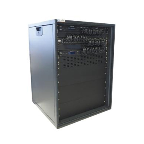 Zenitel ICS-6200-SR-16U ICS System Cabinet 16U, AC/AC