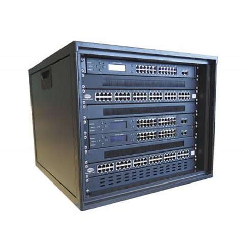 Zenitel ICS-6200-SR-9U ICS System Cabinet 9U, AC/AC