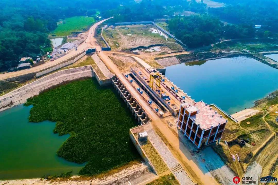 Allemagne Ligne de production entièrement automatique ZENITH 1500 pour les projets de protection des rivières au Bangladesh