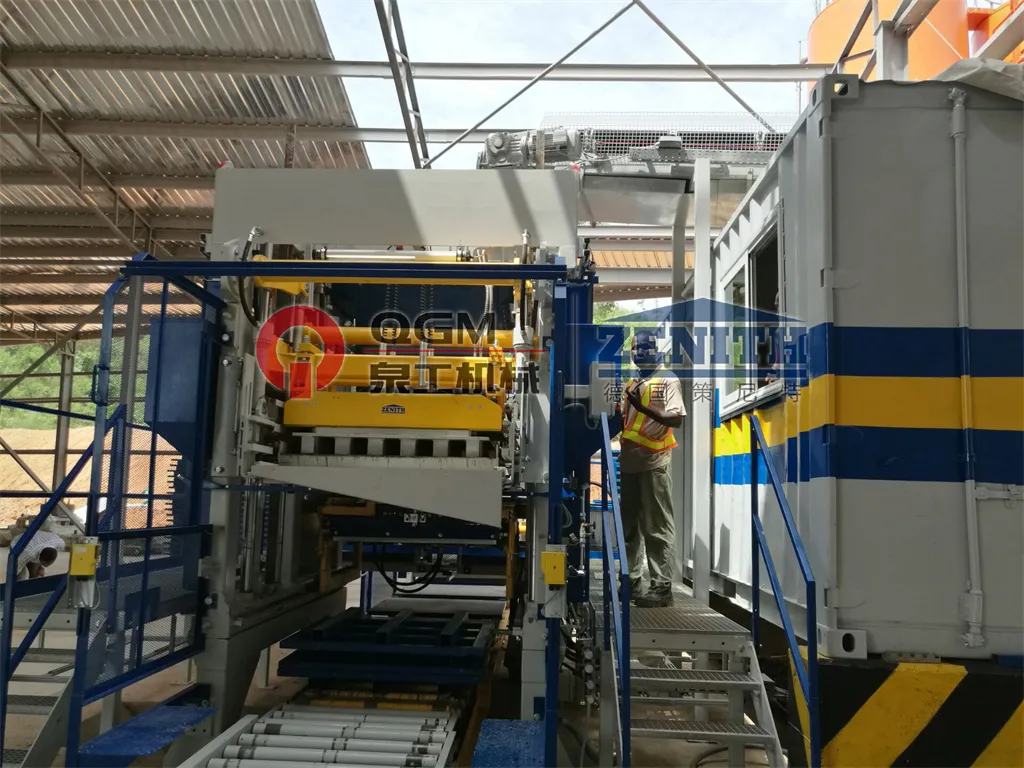 Saksa Zenith 844SC Paver Block Machine Ghanassa