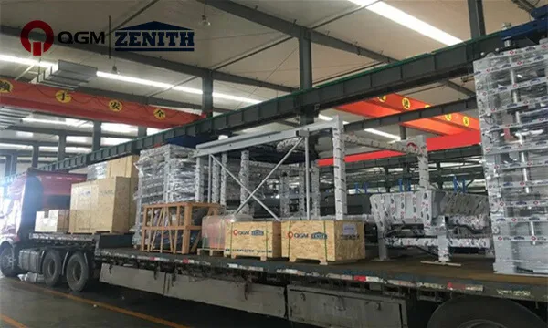 Livraison de la ligne de production | Machine à briques automatique QGM ZN900C livrée au Xinjiang pour aider à la construction municipale