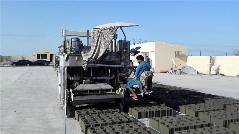 German Zenith 1500 Cement Brick Machine in Oman