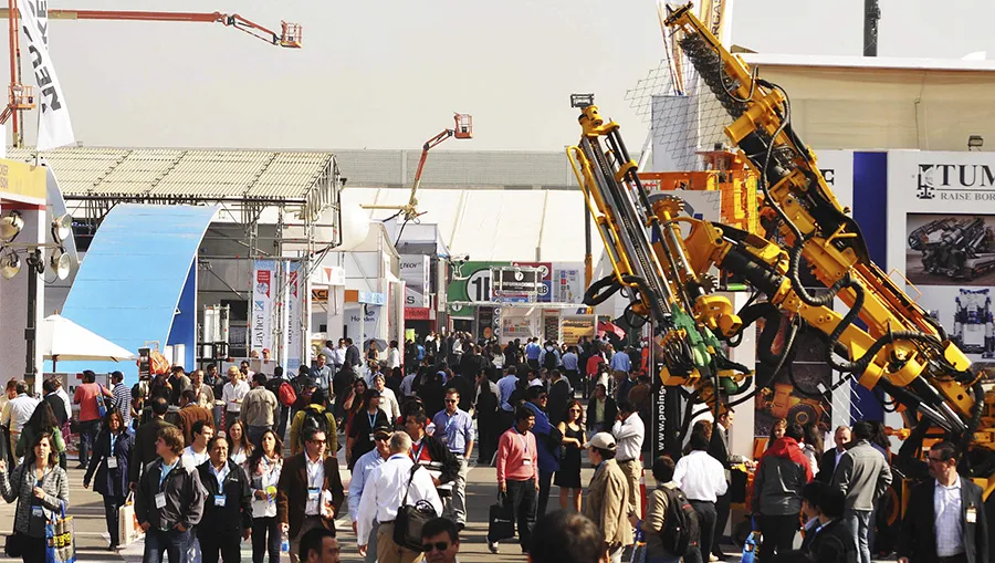 Les machines Quangong participent à l'exposition minière internationale chilienne