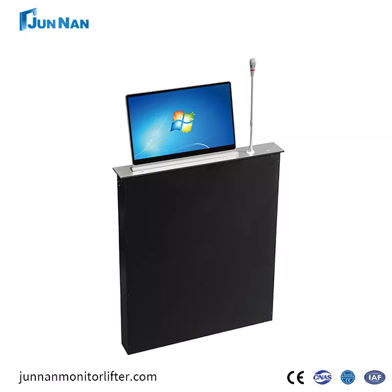 Desktop Lift Ultra-Thin Display Paperless Conference System Electric Lift