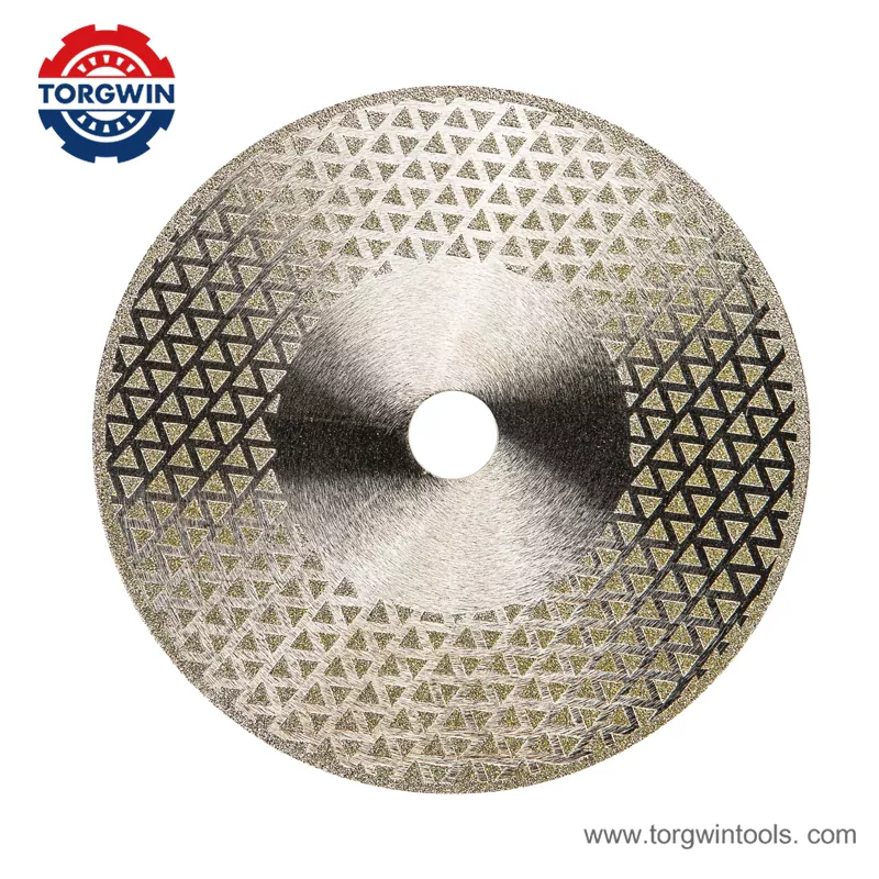 Double-Sided Electroplated Diamond Blade