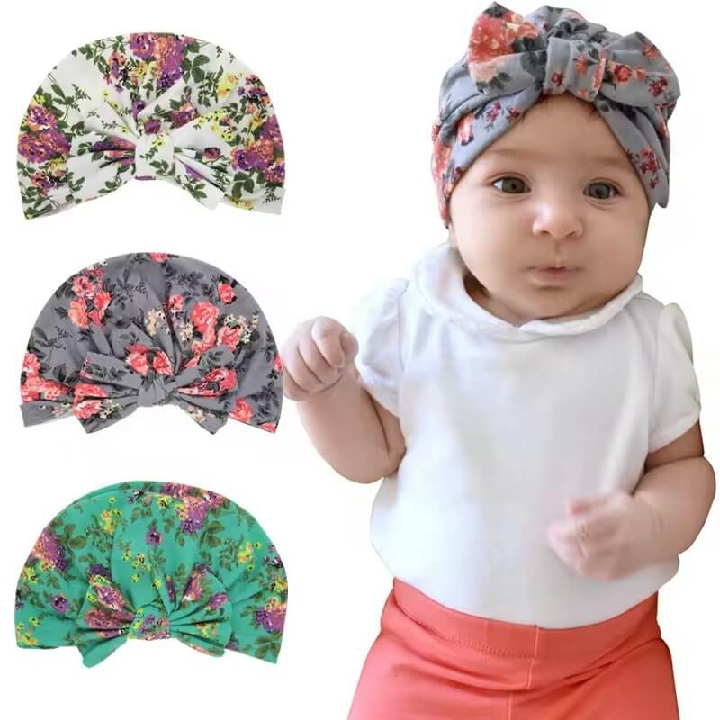 Cotton Cap Baby Headbands Turban