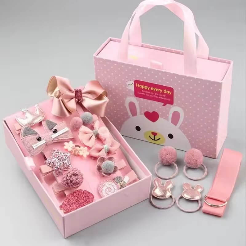 Princess Kids haarclips 18-delige sets met geschenkdoos