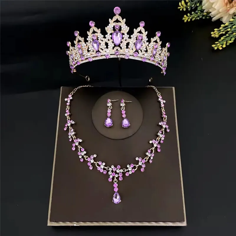 Tiara Kroon Tiara Kroon Oorbel En Ketting Set