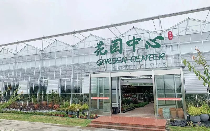 Modern Agricultural Research And Test Greenhouse